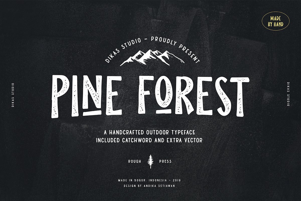 Czcionka Pine Forest